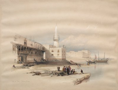 Quay at Suez by David Roberts