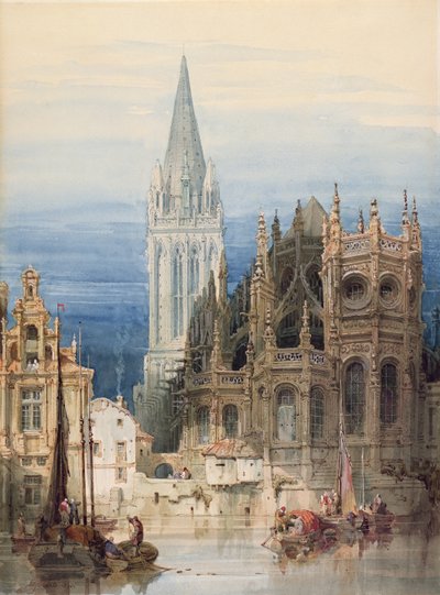 St. Pierre, Caen by David Roberts