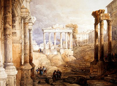 The Forum, Rome by David Roberts