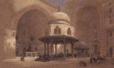 The Mosque of the Sultan Hassan, Cairo by David Roberts