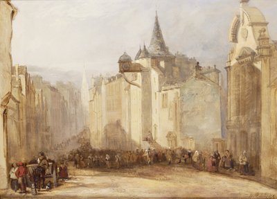 The Toll House, Edinburgh by David Roberts
