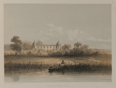 Budshur Bagh, Lucknow by David Scott Lieutenant Colonel (after) Dodgson