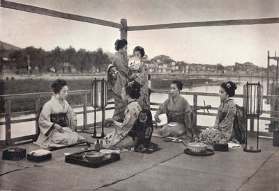 A Japanese Meal by David Stevenson and Co