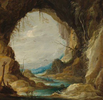 Vista from a Grotto, early 1630s by David Teniers II