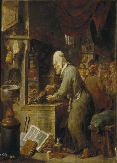 An Alchemist by David Teniers the Younger