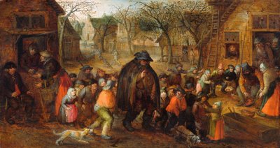Blind Hurdy-Gurdy Player by David Vinckboons (I)