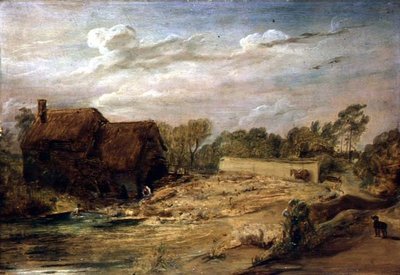Sheep Washing in Wiltshire by David Wilkie