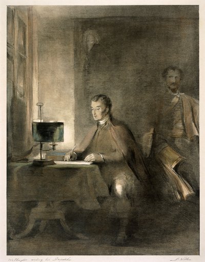 Wellington Writing His Despatches by David Wilkie