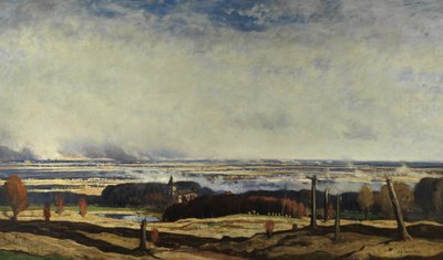 Flanders from Kemmel, 1919-20 by David Young Cameron