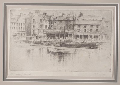 Old Houses, Greenock by David Young Cameron
