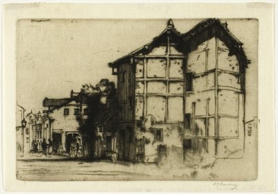 Sketch in La Roche by David Young Cameron