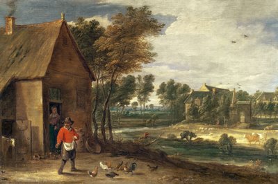 A River Landscape by David Teniers the Younger