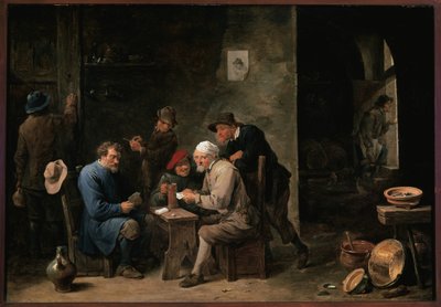 Card Players by David Teniers the Younger