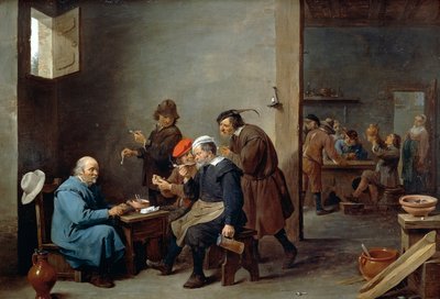 Man in white hat by David Teniers the Younger