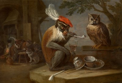 Singerie by David the Younger Teniers