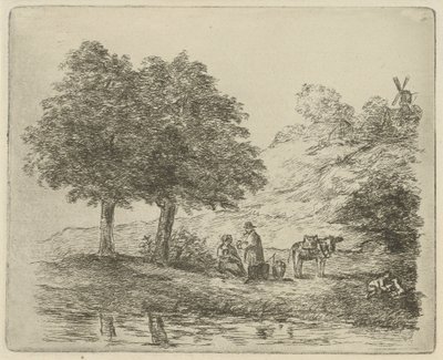 Landscape with Family by David van der Kellen