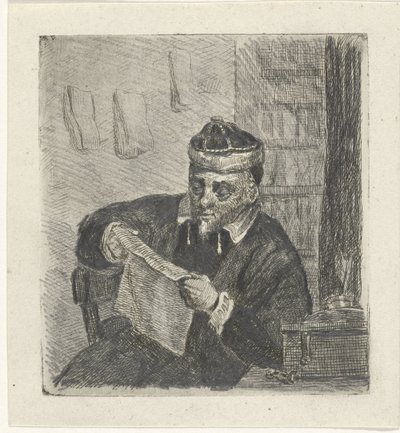 Reading Man by David van der Kellen