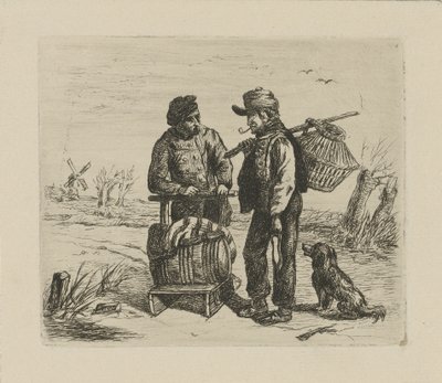 Winter Scene by David van der Kellen