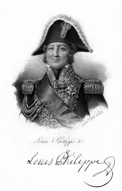 Louis Philippe I, King of France by Delpech