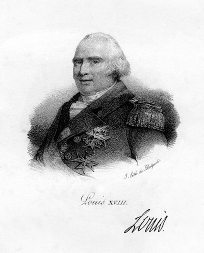 Louis XVIII, King of France, 19th century by Delpech