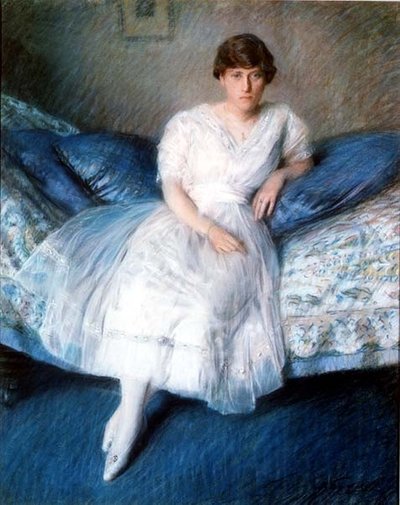 Portrait of Mrs Constance Cambell by Delphin Enjolras