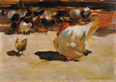 Chicken Yard by Demeter Koko