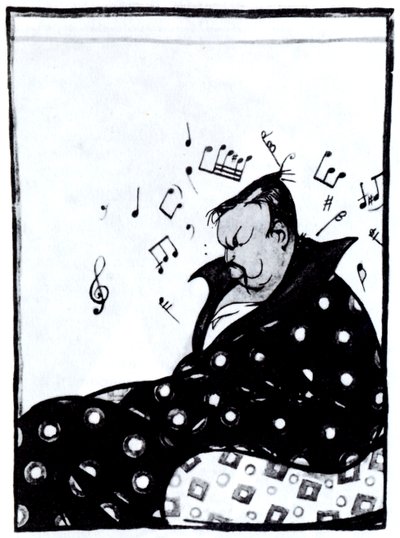 Composer Alexander Glazunov by Deni