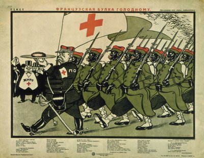 French loaf to the hungry, 1921 by Deni