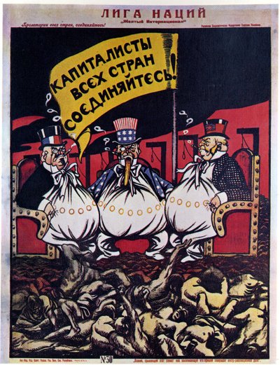 The League of Nations Poster by Deni