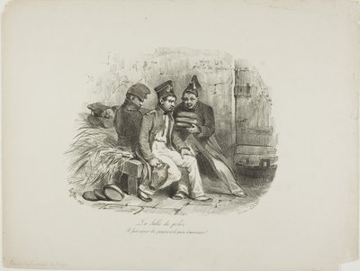 Military Prison by Denis Auguste Marie Raffet