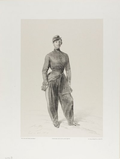 Portrait of Auguste Raffet by Denis Auguste Marie Raffet