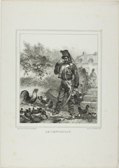 Temptation by Denis Auguste Marie Raffet