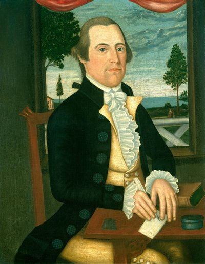 Captain Elisha Denison by Denison Limner