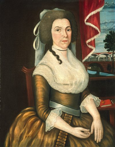 Mrs. Elizabeth Noyes Denison, c. 1790 by Denison Limner