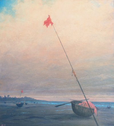 Vietnamese Fishing Coracles by Derek Hare