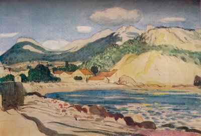 Bay in the South of France by Derwent Lees