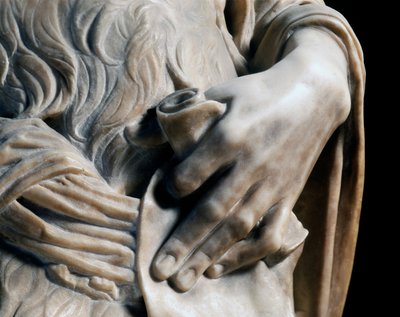 Young St. John the Baptist (Detail) by Desiderio da Settignano