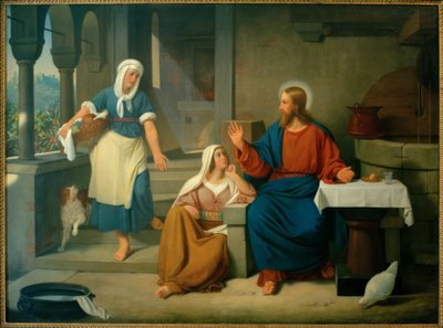D.C. Blunck, Christ with Martha and Mary by Detlev Konrad Blunck