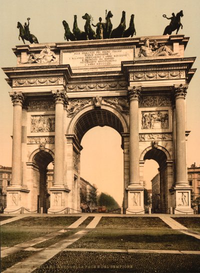Arch of Peace, Milan, Italy by Detroit Publishing Co.