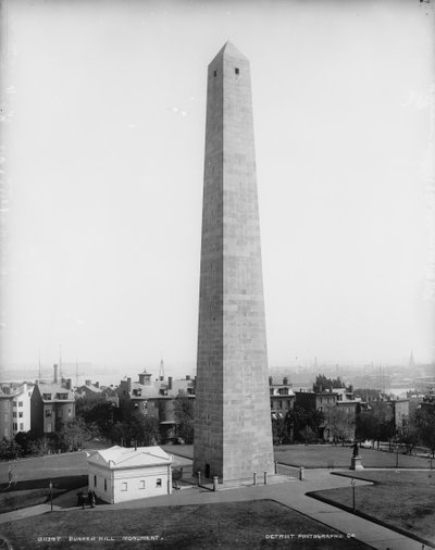 Bunker Hill Monument, Charlestown, Massachusetts, c.1890-99 by Detroit Publishing Co.