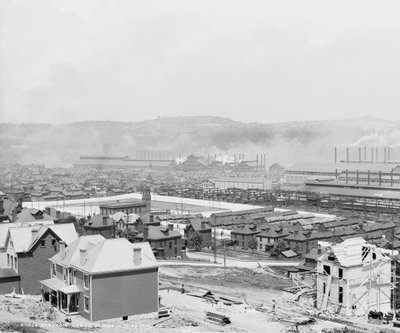 Carnegie Steel Plant, Homestead, Pennsylvania, c.1905 by Detroit Publishing Co.