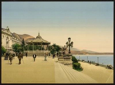 Casino Terrace, Monte Carlo, Riviera, Monaco by Detroit Publishing Co.