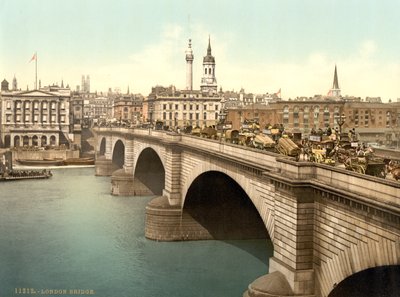 London Bridge by Detroit Publishing Co.