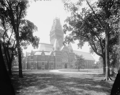 Memorial Hall, Harvard College, c.1899 by Detroit Publishing Co.