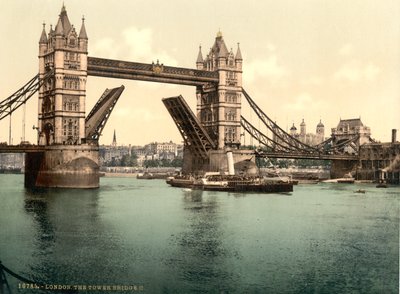 Tower Bridge, London by Detroit Publishing Co.