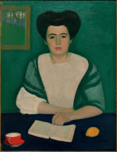 Portrait of Irén Jakab by Dezso Czigany