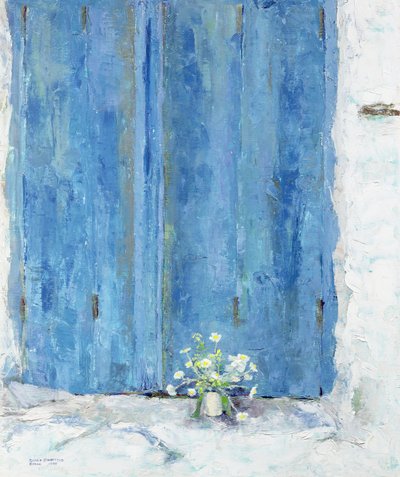 Blue Shutter by Diana Schofield