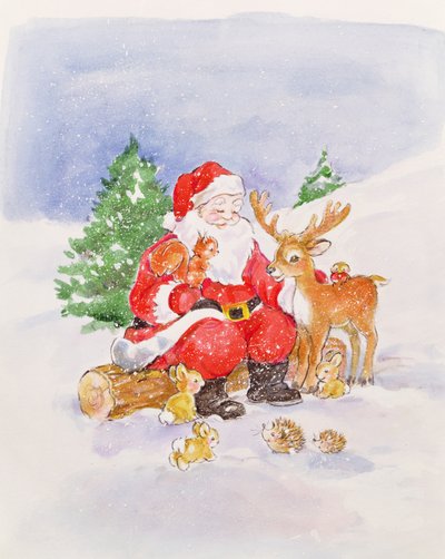 Santa and Friends by Diane Matthes