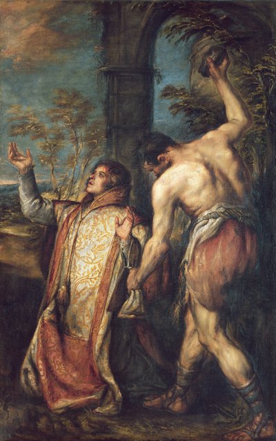The Martyrdom of St. Stephen by Diego Polo