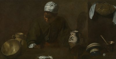 Kitchen Scene, 1618-20 by Diego Velasquez
